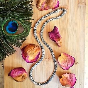 Vintage 20 1/4" sterling silver chain 925 stamp